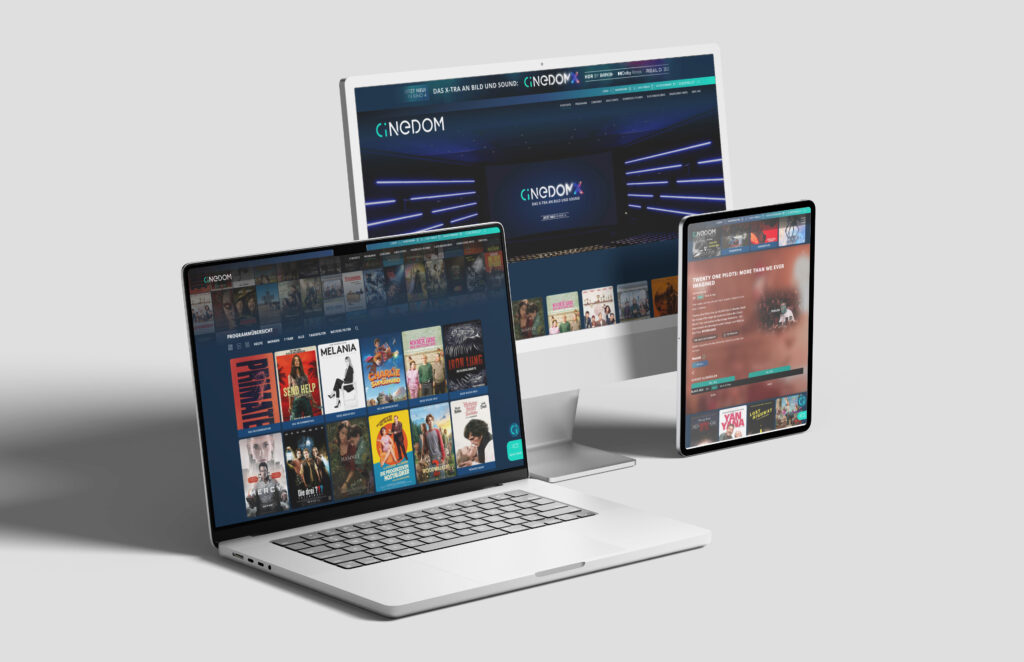 Ein MacBook, auf dem diese Website geöffnet ist